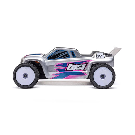 Losi Micro - T 1/28 2WD RC Stadium Truck RTR - Silver [LOS - 1392T2] - Hobbytech Toys