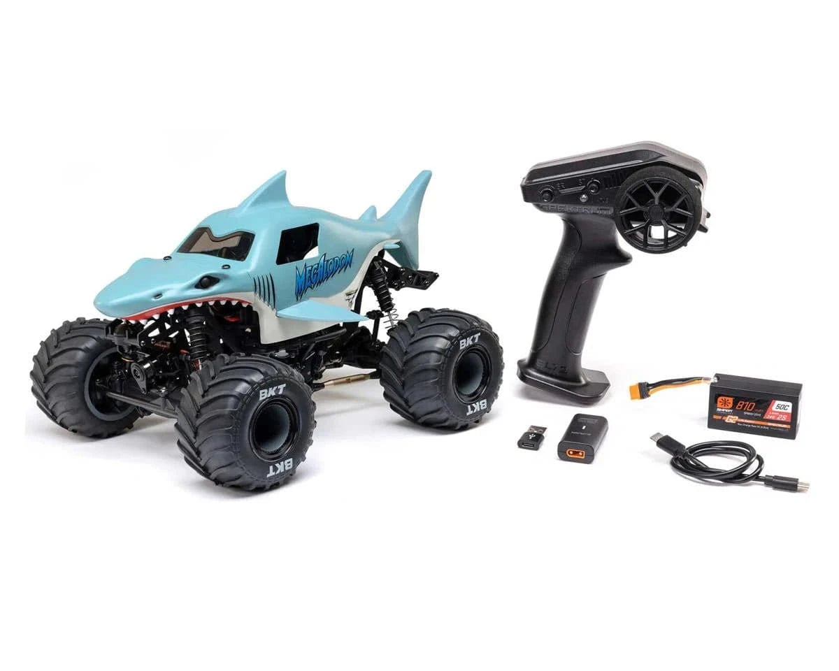 Losi Mini LMT 1/18 Megalodon 4wd Monster Truck RTR [LOS01026T3] - Hobbytech Toys