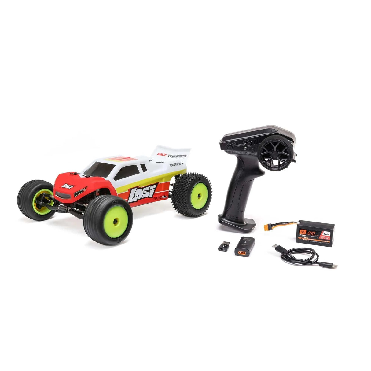 Losi Mini T 2.0 Brushless V2 Stadium Truck RTR - Red [LOS - 1056T1] - Hobbytech Toys