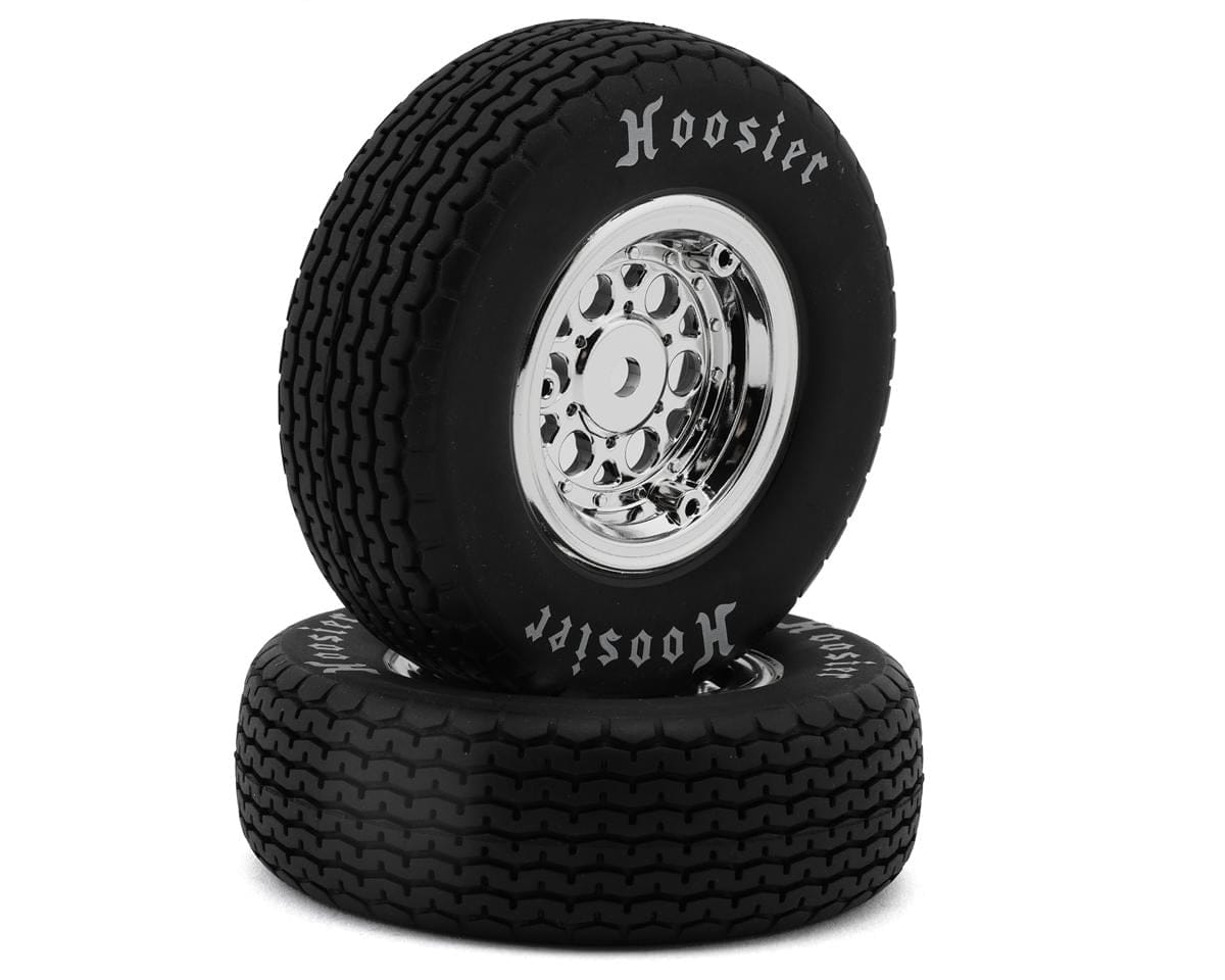 Losi Mounted Front Tyre Set, Hard, 22S Sprint Car - genuine Losi product LOS-2418