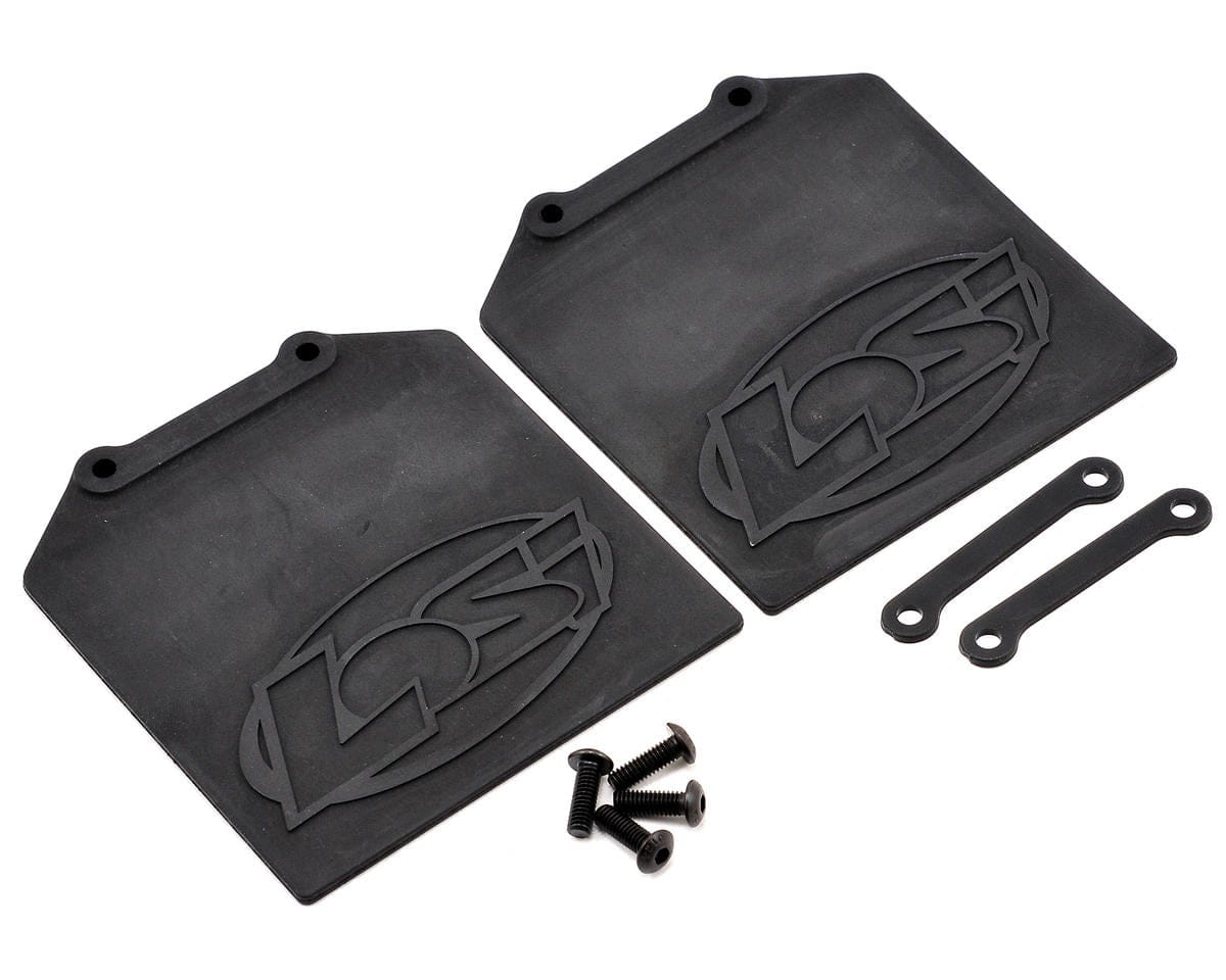 Losi Mud Flap and Retainer Set , 2pcs, 5TT - genuine Losi product LOSB2581