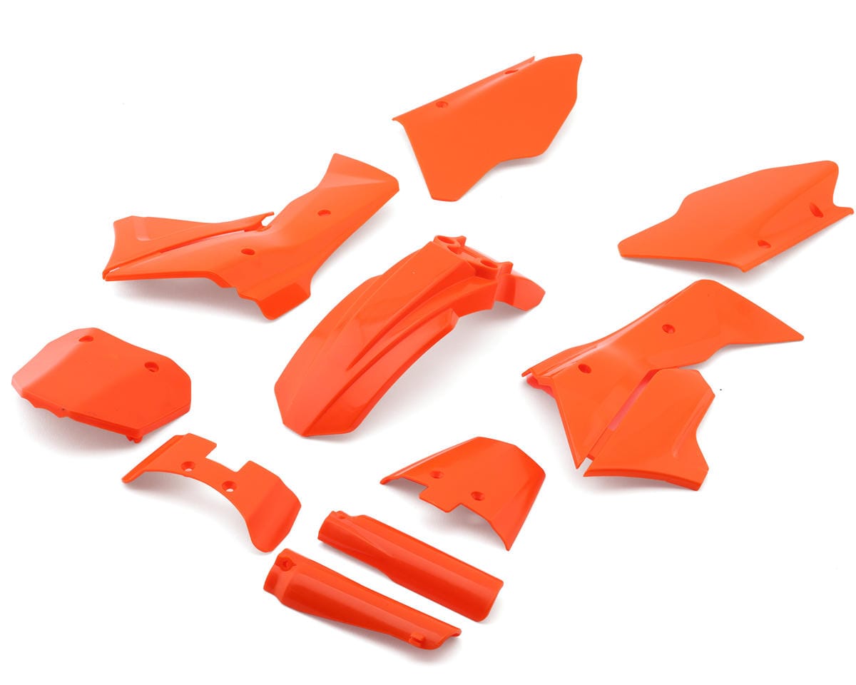 Losi Orange Plastics with Wraps, ProMoto-MX/SM - genuine Losi product LOS260004