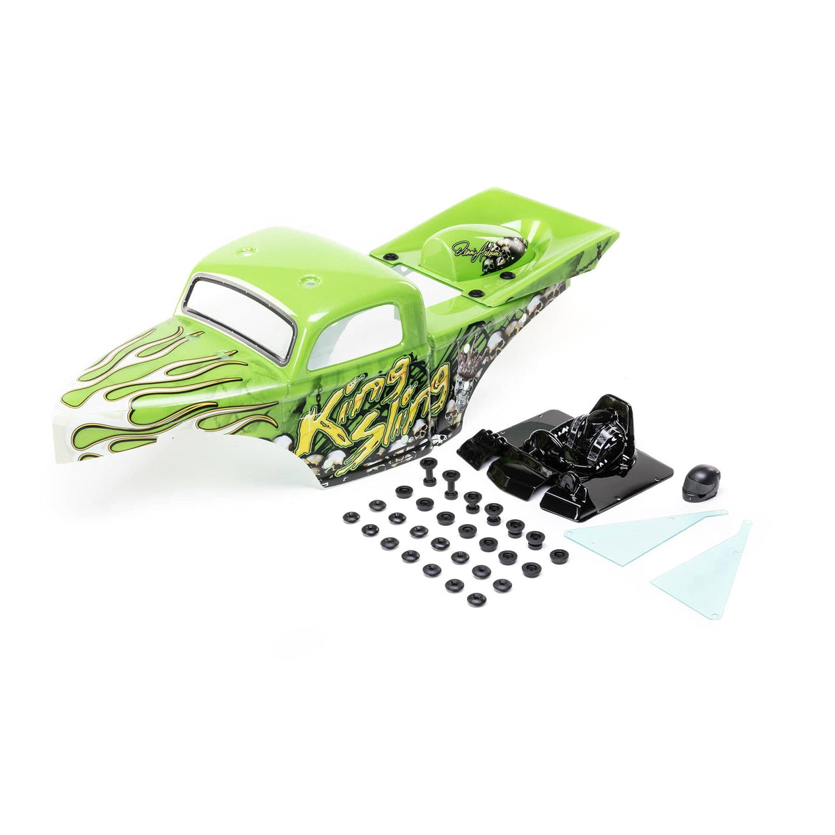 Losi LOS240020 Painted Body and Wing Set King Sling LMT Mega