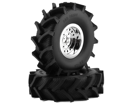 Losi Premounted D and D Paddy Tyres with Foam LMT Mega LOS44003
