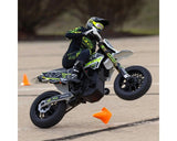 Losi Promoto - SM 1/4 Super Moto Motorcycle, FXR White, RTR Basic [LOS - 2272] - Hobbytech Toys