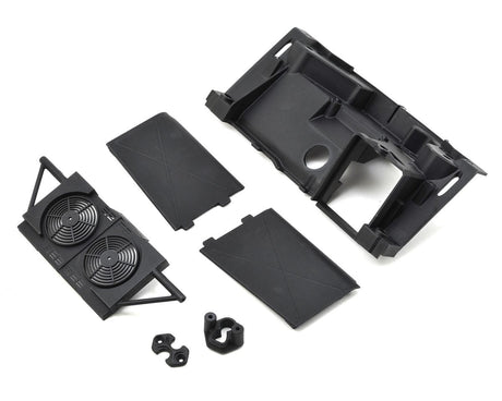 Losi Rear Bulkhead, Fan Panel and Mud Guards, Baja Rey LOS231005