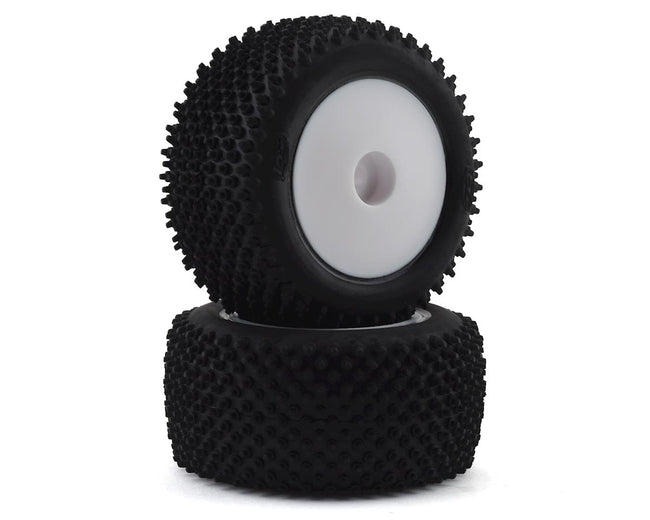Losi Rear Mounted Pin Tyres, White, 2pcs, Mini-T 2.0