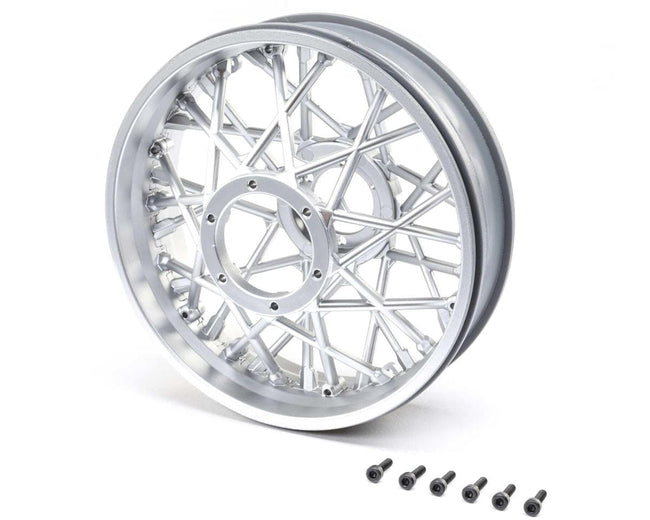 Losi Rear Satin Chrome Wheel Set, ProMoto-MX