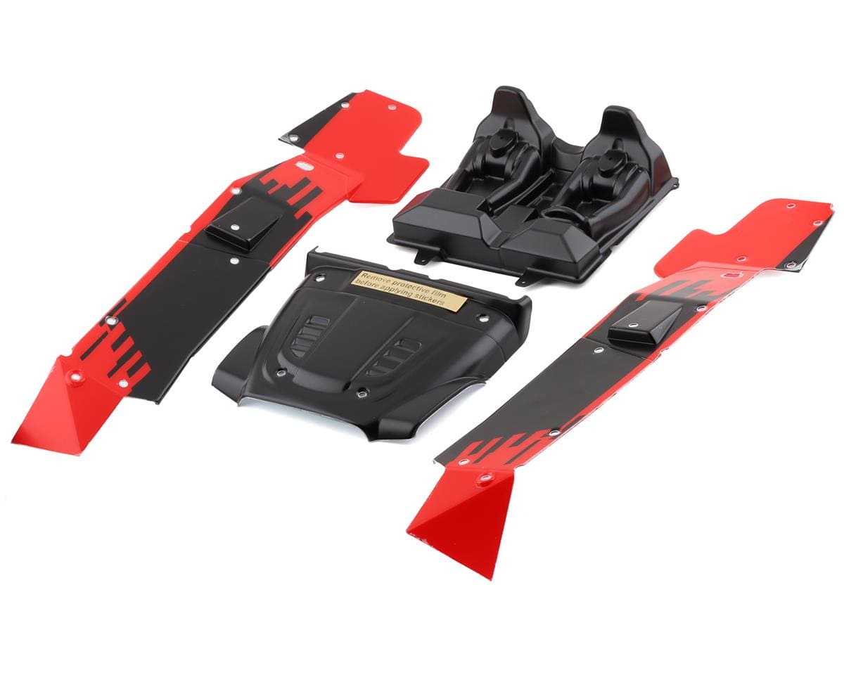 Losi Red Body Set, Hammer Rey LOS230098