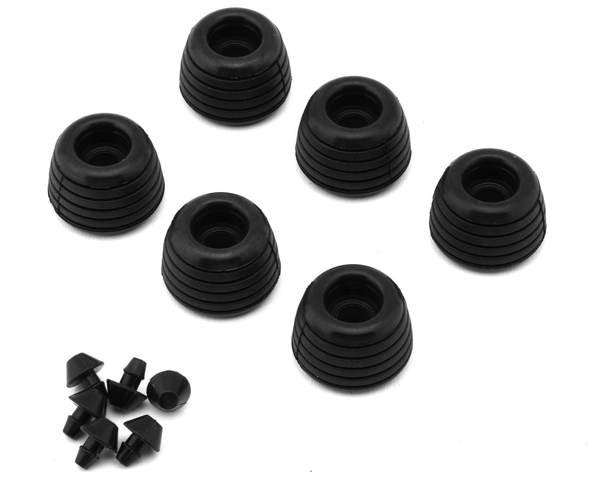 Losi Rubber Lean Bar Wheels and Stops, 6pcs, ProMoto-SM - genuine Losi product LOS-2288