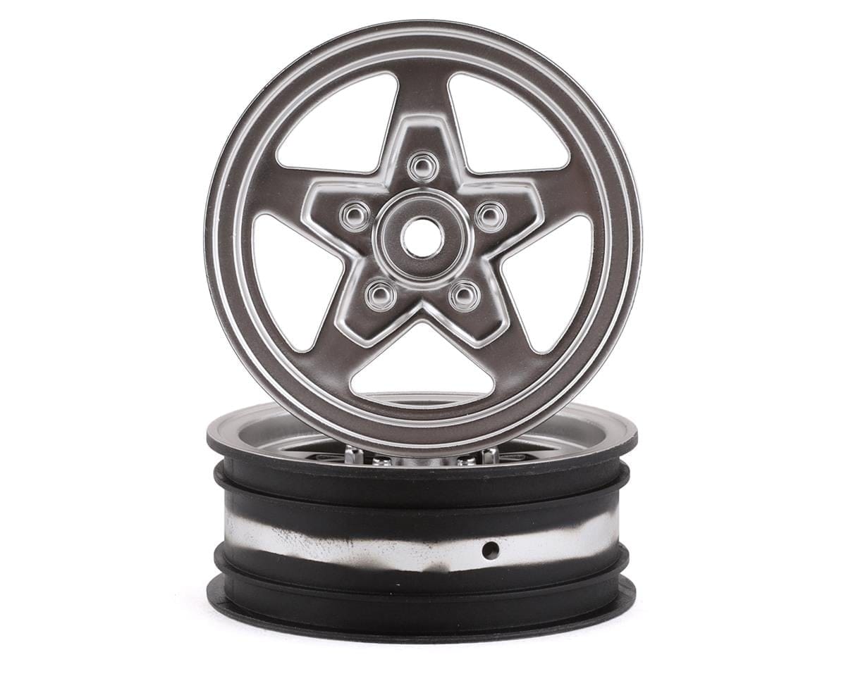Losi LOS43047 Satin Chrome Front Wheel 2pcs 22S Drag