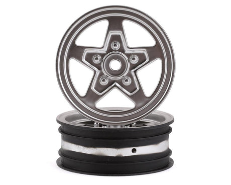Losi LOS43047 Satin Chrome Front Wheel 2pcs 22S Drag