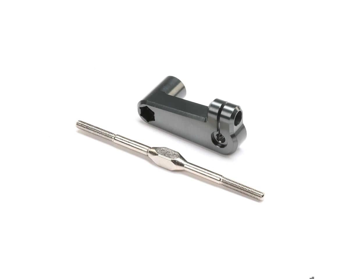 Losi Servo Horn and Steering Link, Super Laser Nut - genuine Losi product LOS251134