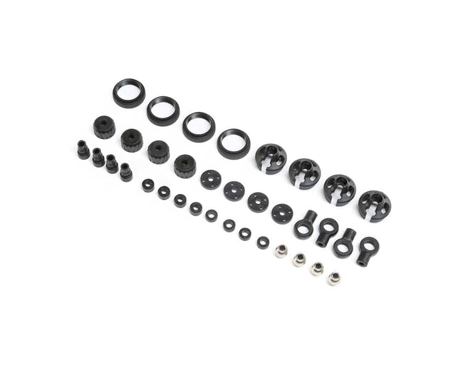 Losi Shock Plastics and Balls, 4pcs, LMT