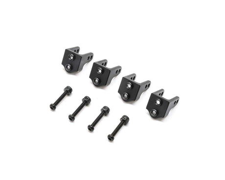 Team Losi Racing TLR314010 Aluminum Upper Shock Mount, Black, Mini LMT (4)