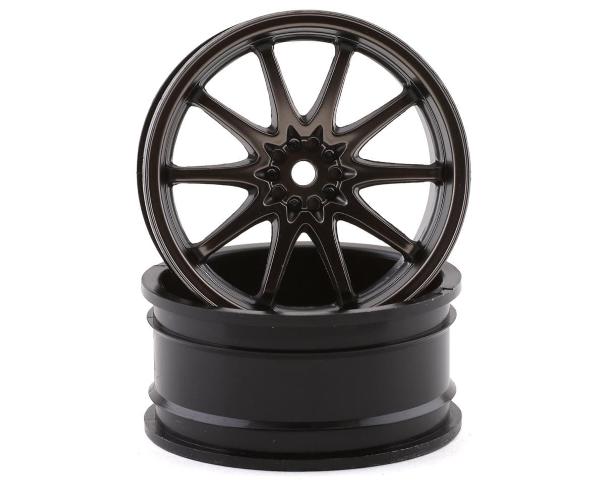 Losi Volk Racing CE28N Front Wheels Gun Metal V100 - LOS43035