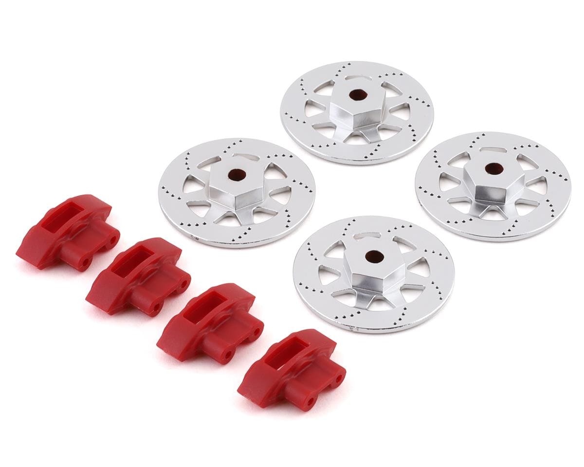 Losi Wheel Hex Brake Rotor and Caliper Set V100 LOS232067