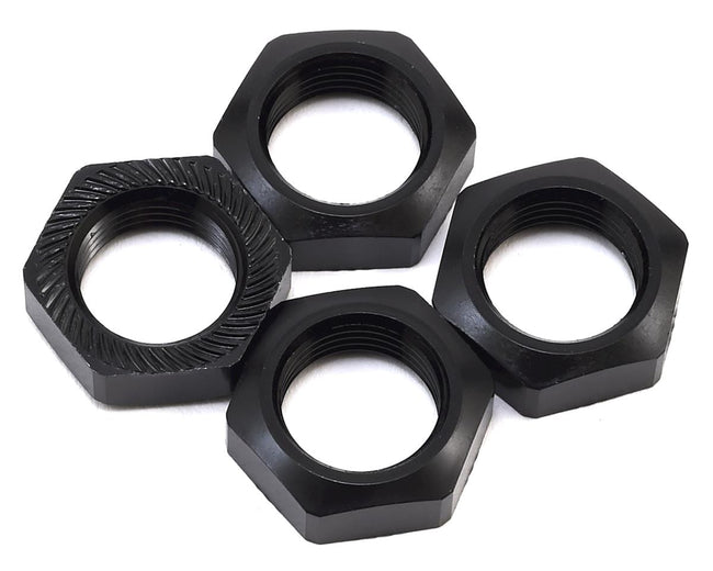 Losi Wheel Nut, Black, 4pcs, Super Baja Rey