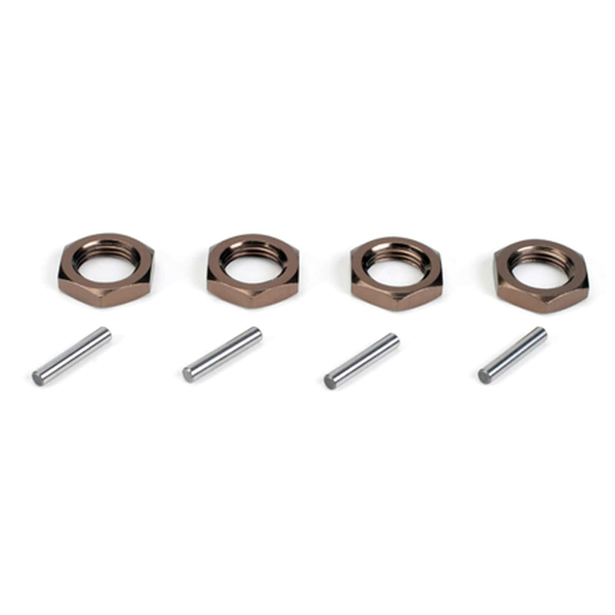 Losi Wheel Nuts and Pins (4ea), 8B,8T - LOSA3531