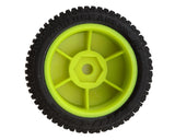Losi Yellow Wheel and Tyre Set, Micro - B [LOS - 1762] - Hobbytech Toys