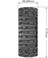 Louise B-PIONEER 1/8 Buggy Tire Set - Mounted 17mm (2pcs)