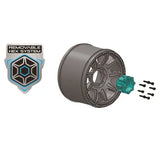 Louise RC Mt-Mallet Speed 1/8 Monster Truck Tires, 0" & 1/2" Offset, 17mm (2pcs) [3355SB]