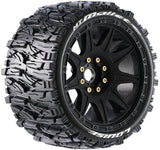 Louise RC Mt-Mallet Speed 1/8 Monster Truck Tires, 0" & 1/2" Offset, 17mm (2pcs) [3355SB]