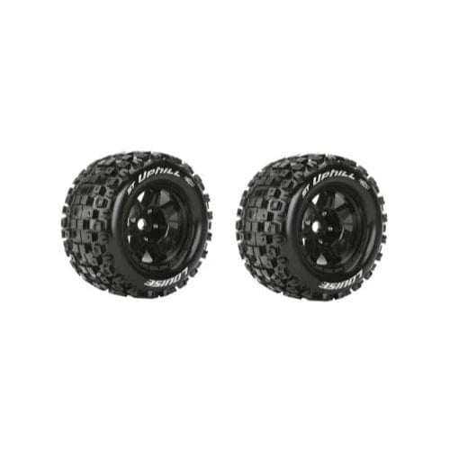 Louise Tyres 1/8 Stadium Truck Uphill Traxxas 3.8 Premounted (2pcs) - Hobbytech Toys