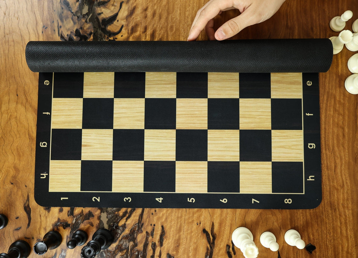 LPG Club Chess Set - Black Woodgrain - Hobbytech Toys