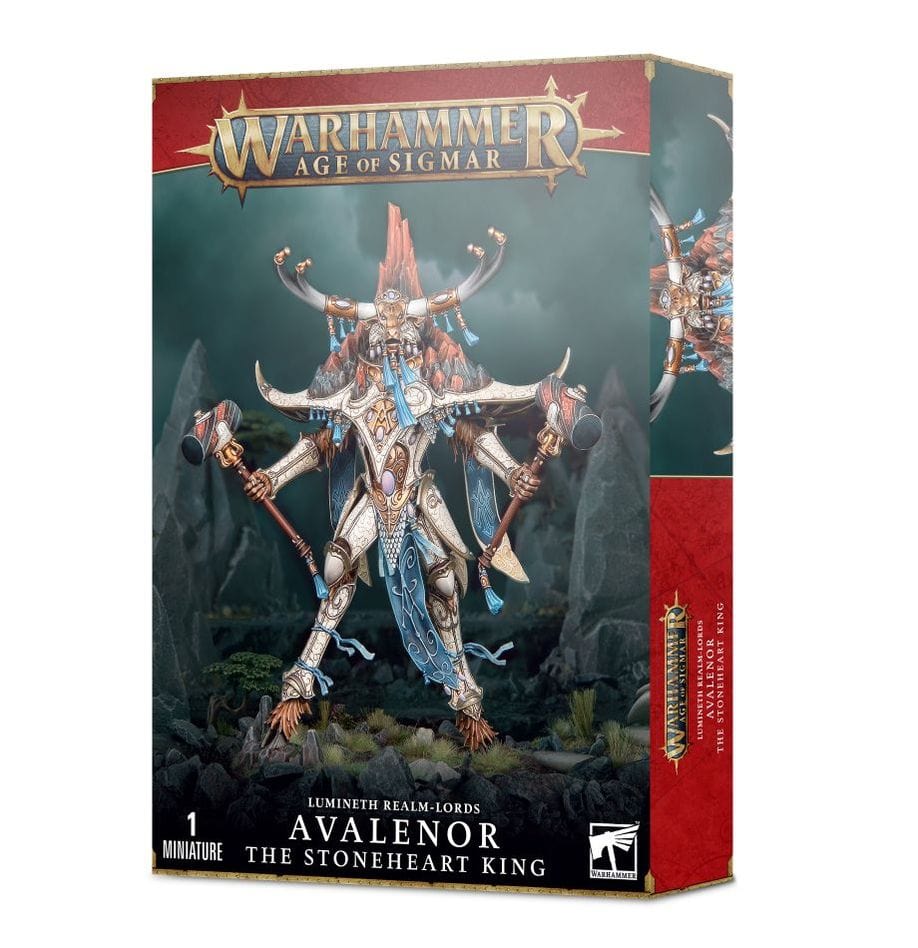 Lumineth Realm Lords: Avalenor The Stoneheart King [Direct Range]**