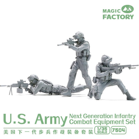 Magic Factory 1/35 US Army Next Generation Infantry Equipment Set Plastic Model Kit [7504] - Hobbytech Toys