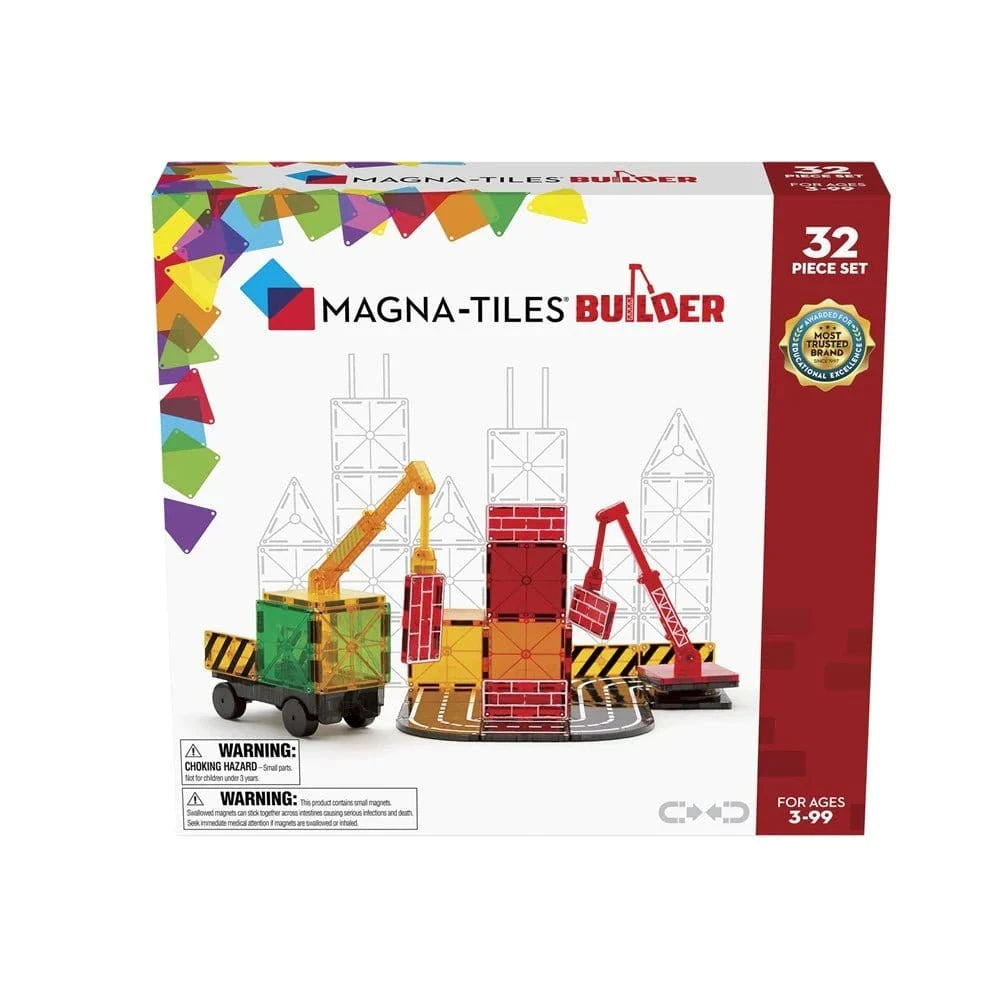 MAGNA - TILES - Builder - 32 Piece Set - Hobbytech Toys