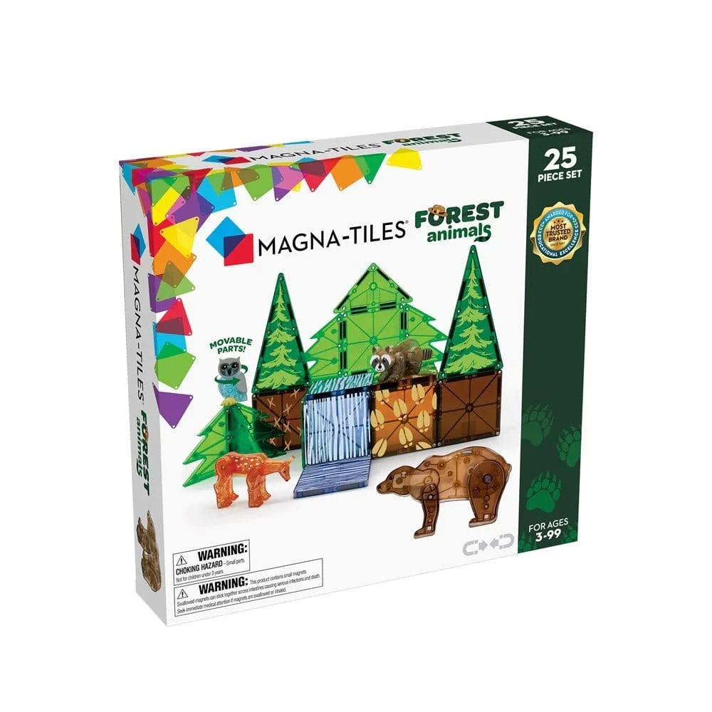 MAGNA - TILES - Forest Animals - 25 Piece Set - Hobbytech Toys