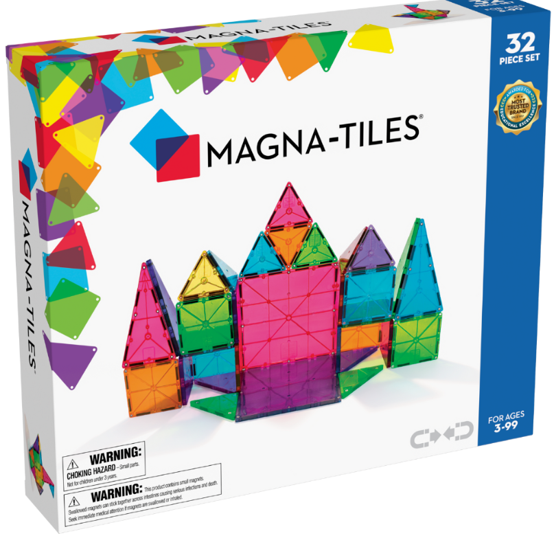 MAGNA-TILES - Classic - 32 Piece Set - Hobbytech Toys
