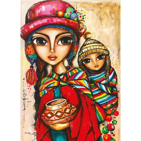 Magnolia 1735 Mom and Girl Romi Lerda 1000pc Jigsaw Puzzle