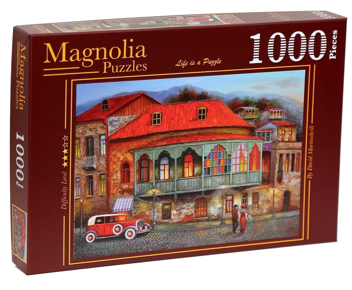 Magnolia 2312 The Street of Old Tbilisi David Martiashvili Special Edition 1000pc Jigsaw Puzzle