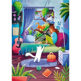 Magnolia 7051 Girl & Cats Evgenia Lumfur 1000pc Jigsaw Puzzle
