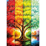 Magnolia 8614 Tree in Autumn Elif Hurdogan Special Edition 1000pc Jigsaw Puzzle