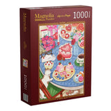 Magnolia 9107 Cat Feast Shanya Bharti 1000pc Jigsaw Puzzle