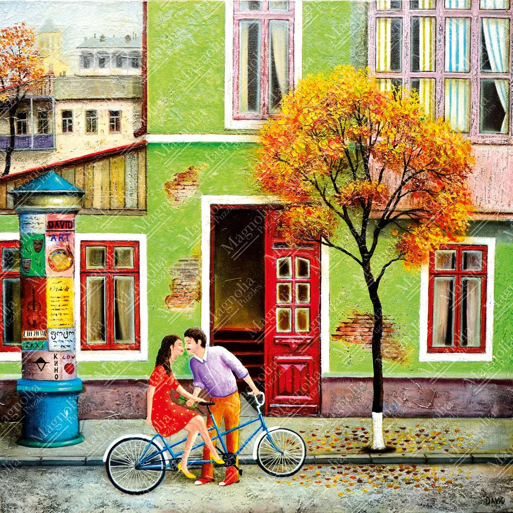 Magnolia 9501 Autumn Kiss David Martiashvili Special Edition 1000pc Jigsaw Puzzle