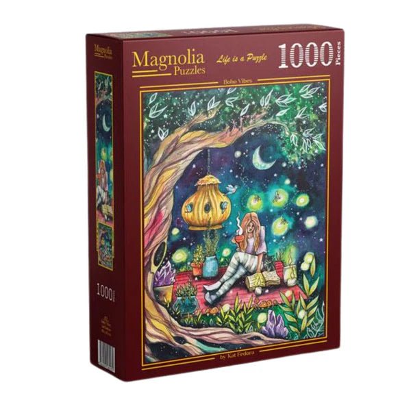 Magnolia Boho Vibes Kat Fedora 1000pc Jigsaw Puzzle - Hobbytech Toys