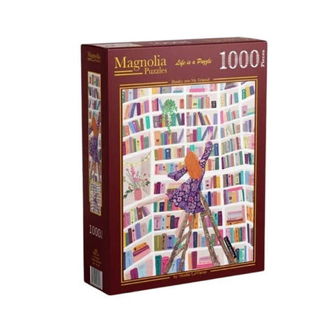 Magnolia Books are My Friend Studio LaWiene 1000pc Jigsaw Puzzle - Hobbytech Toys