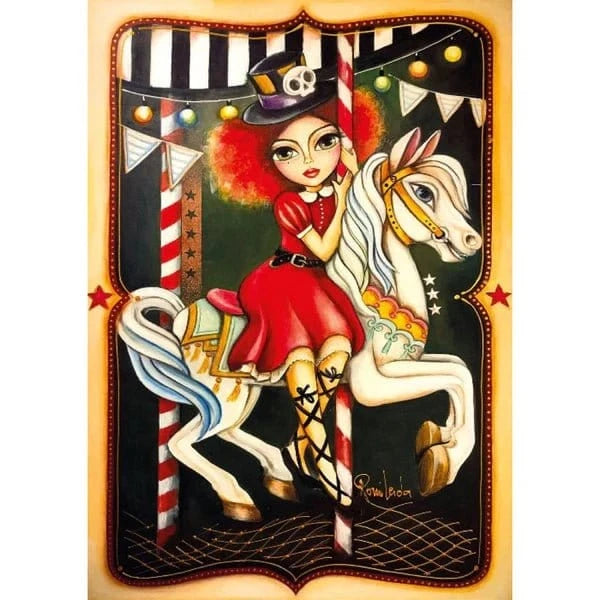 Magnolia Carousel Romi Lerda 1000pc Jigsaw Puzzle - Hobbytech Toys