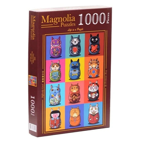 Magnolia Catryoshka Ercument Aksoy Special Edition 1000pc Jigsaw Puzzle - Hobbytech Toys