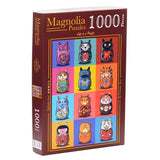 Magnolia Catryoshka Ercument Aksoy Special Edition 1000pc Jigsaw Puzzle - Hobbytech Toys