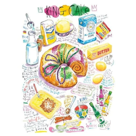 Magnolia King Cake Lucile Prache 1000pc Jigsaw Puzzle - Hobbytech Toys
