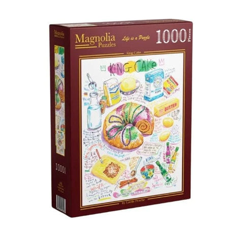Magnolia King Cake Lucile Prache 1000pc Jigsaw Puzzle - Hobbytech Toys