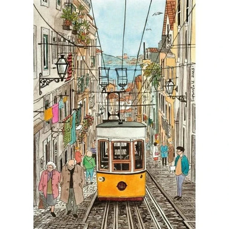 Magnolia Lisbon Inna Korneeva 1000pc Jigsaw Puzzle - Hobbytech Toys