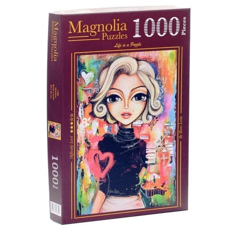 Magnolia Marilyn Romi Lerda Special Edition 1000pc Jigsaw Puzzle - Hobbytech Toys