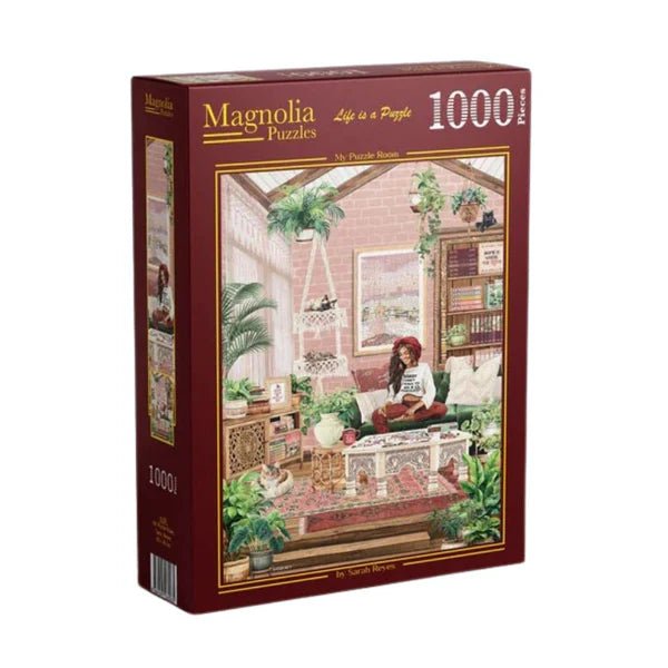 Magnolia My Puzzle Room Sarah Reyes 1000pc Jigsaw Puzzle - Hobbytech Toys